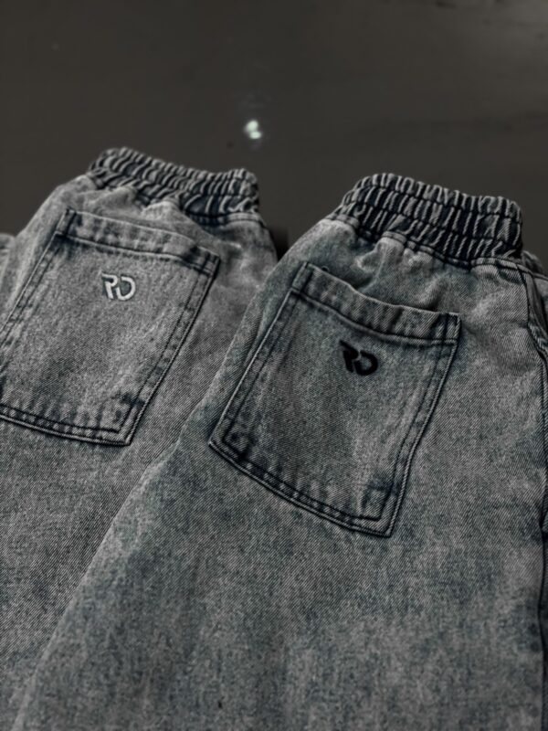 Night Frost Denims(White Embroidered Design)