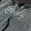 Night Frost Denims(White Embroidered Design)