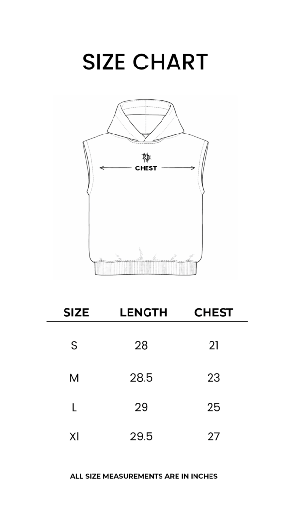 DEEPFALL sleeveless hoodie