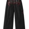 Bloodveil Baggy Cargo Pant (Black)