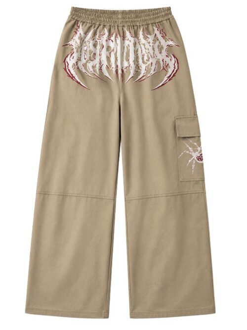 Bloodveil Baggy Cargo Pant (Beige)